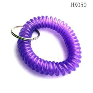 Plastic Spring Key Chain