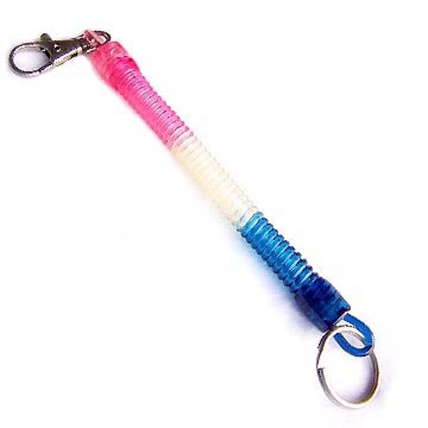 Plastic Spring Key Chain