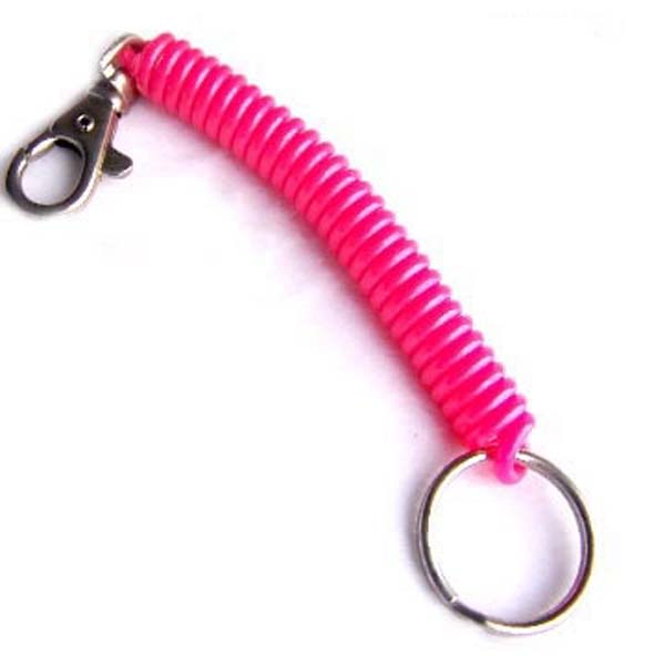 Plastic Spring Key Chain