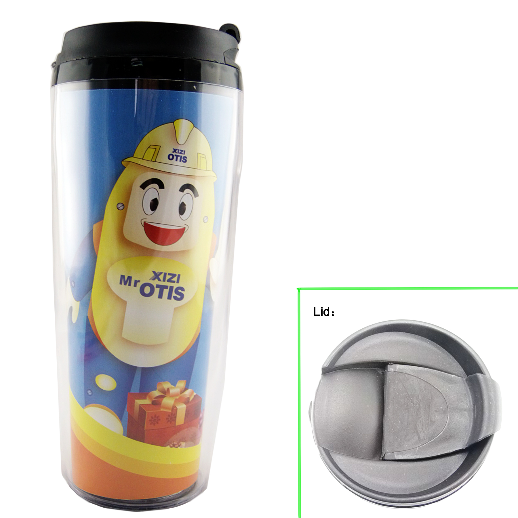 12oz Double Wall Plastic Tumbler