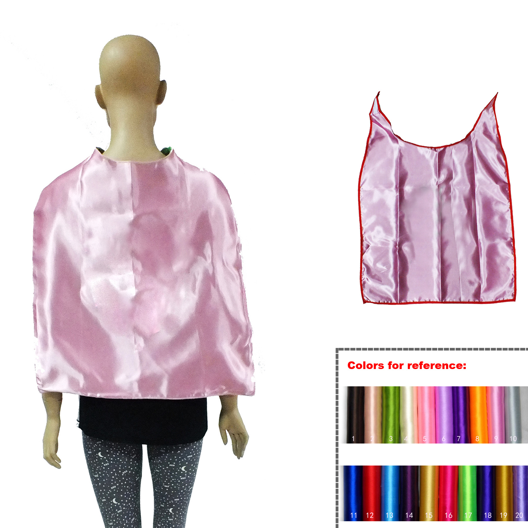 Double layer Kiddie Cape with Velcro Closure