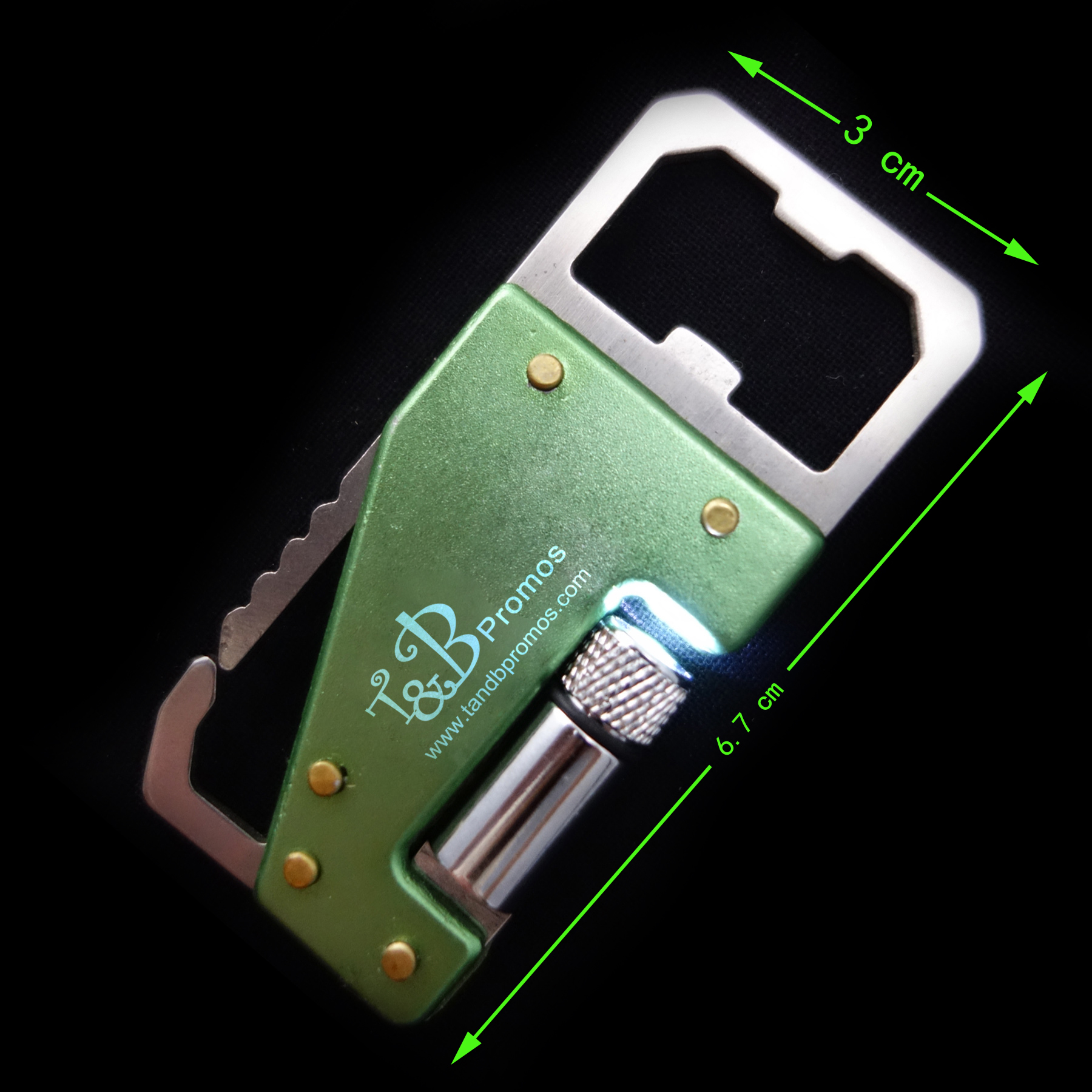 Multifunctional Bottle Opener with LED light
