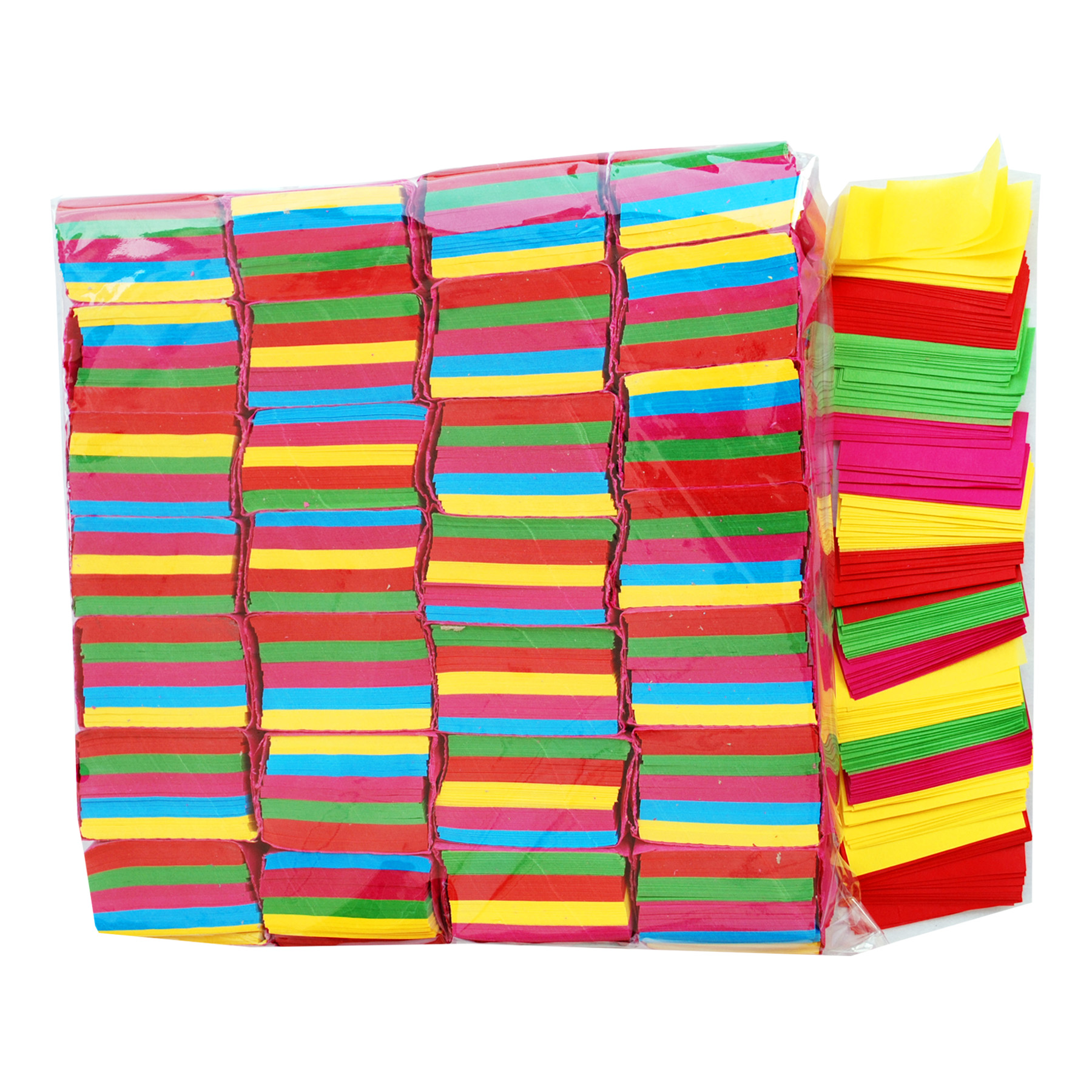 Colorful Flame Retardant Rectangle-shaped Confetti