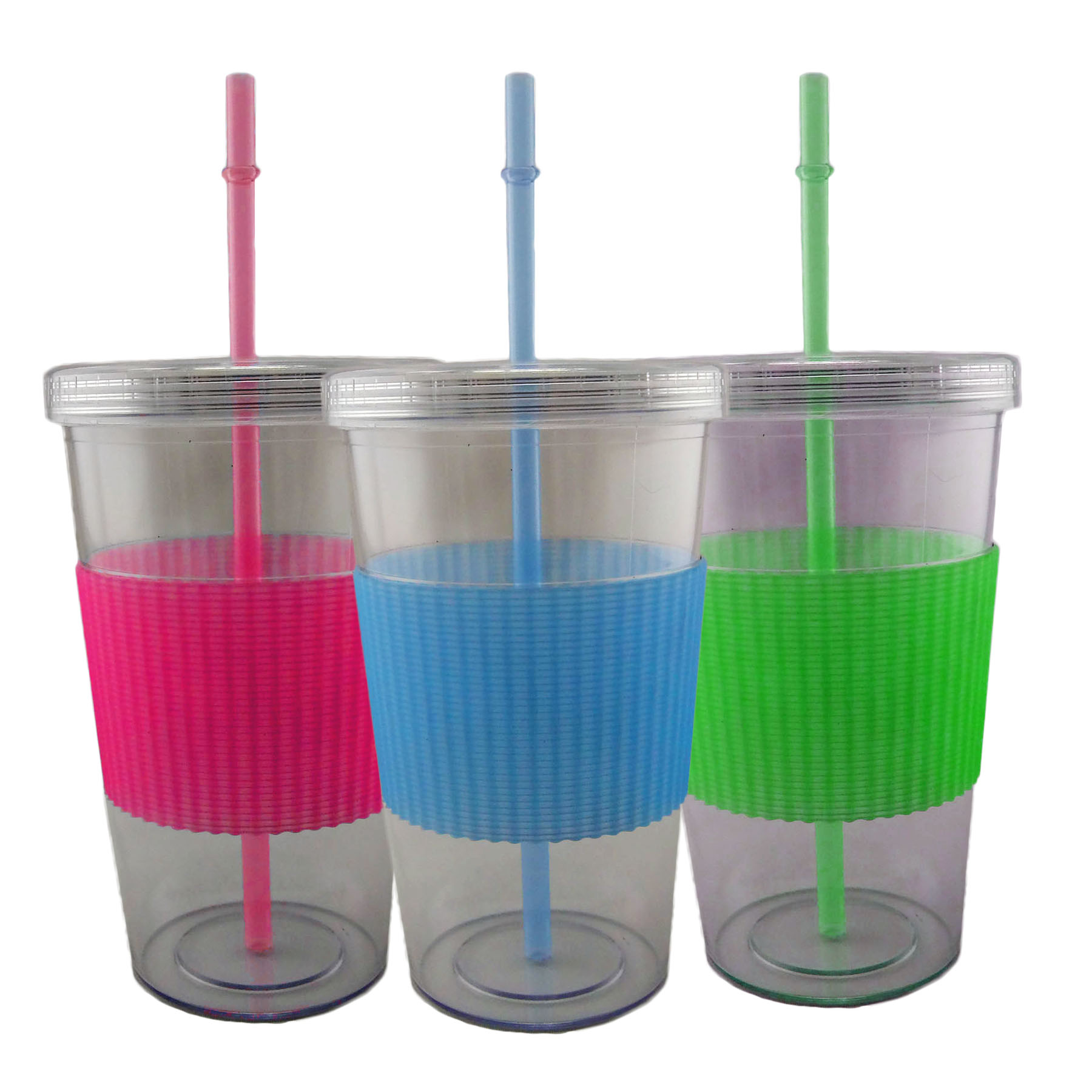Single Wall Tumbler with Straw
