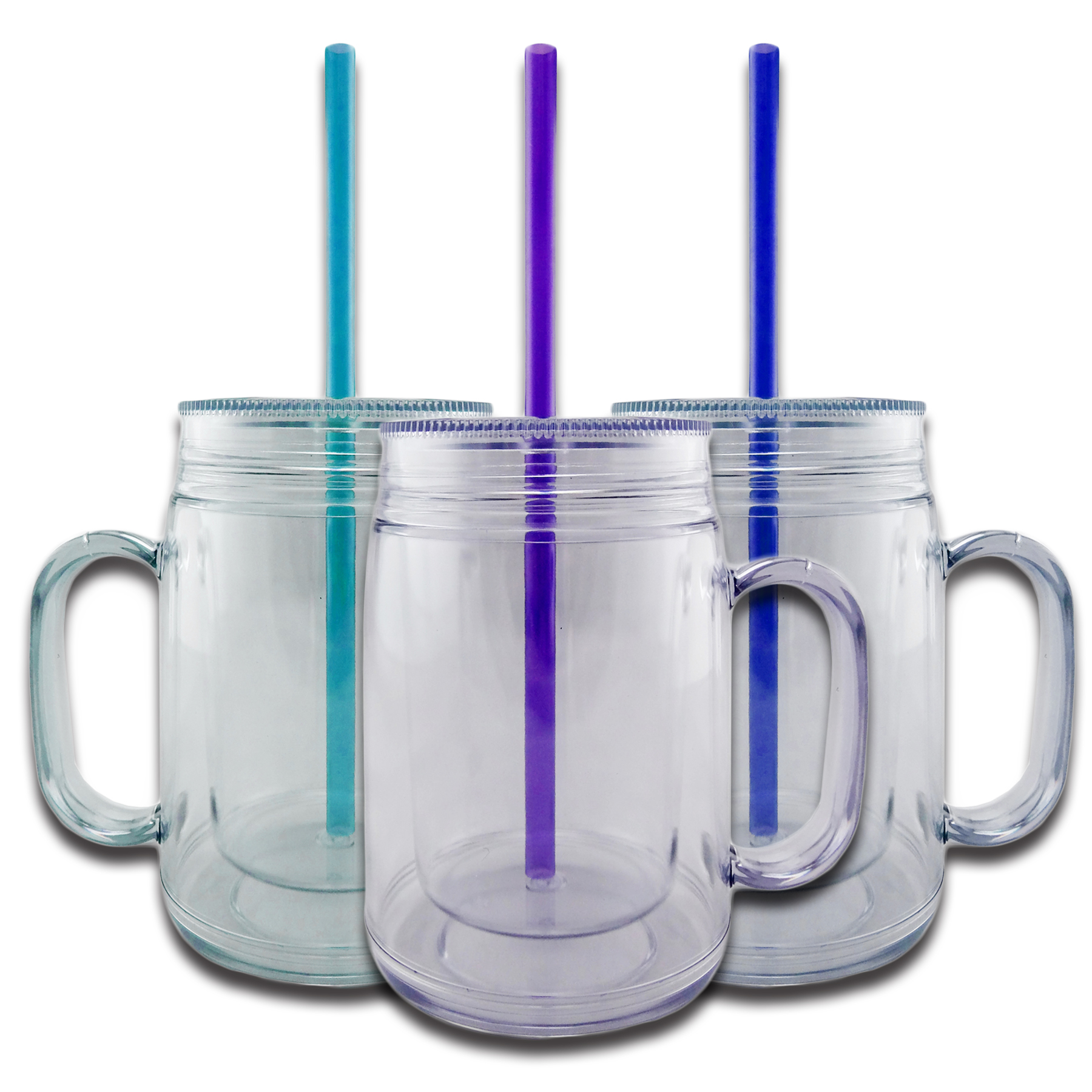 Double Wall Plastic Beer Tumbler