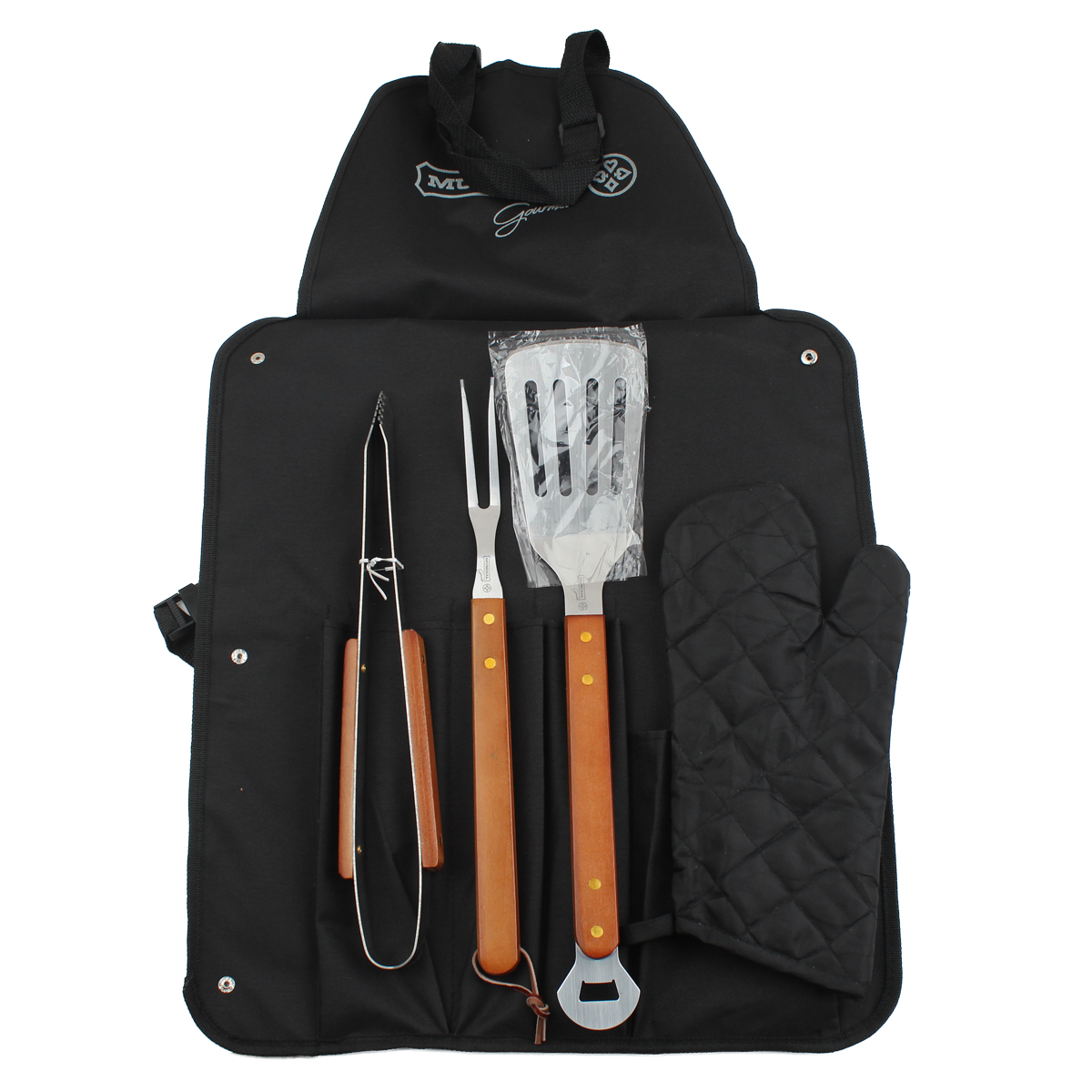 Maverick Wooden-handle BBQ Tool w/Apron