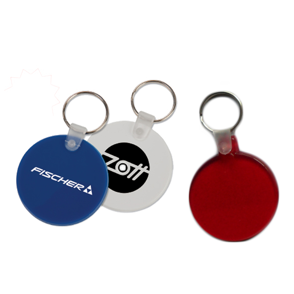 Circular key ring
