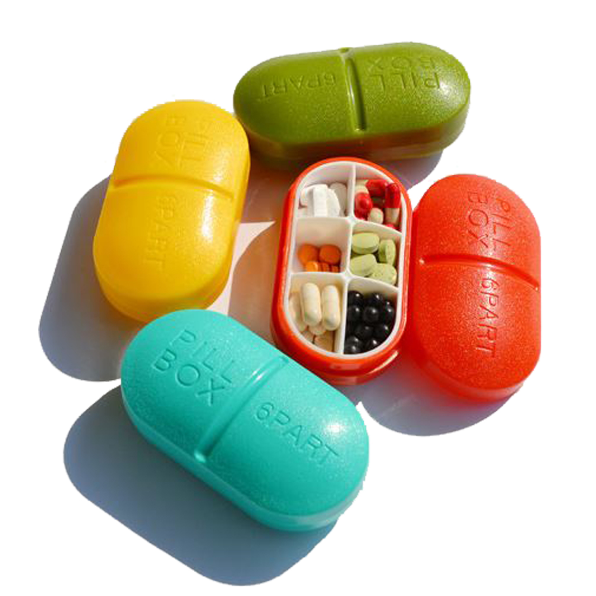 Oval Shape Pill Holder