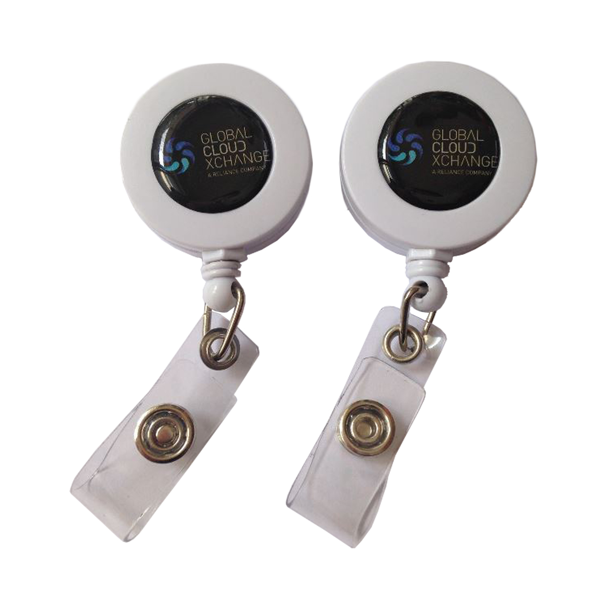 Round Retractable Badge Hoder